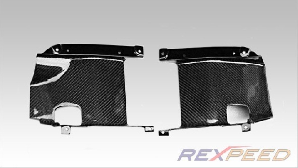 Evo X Carbon Fiber Intercooler Side Panels