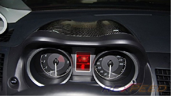 Evo X Carbon Crown Meter Cover