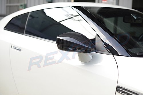 GTR R35 M-Style Dry Carbon Mirror Covers