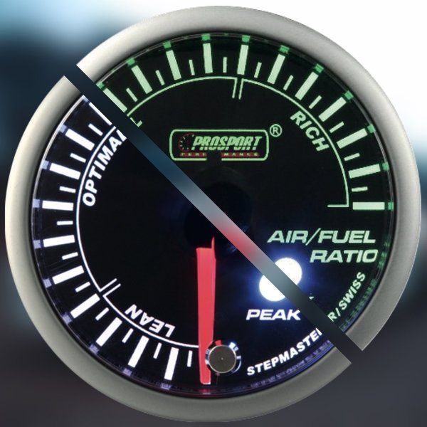 Benzin-Luft Anzeige Gemisch Racing Premium Serie