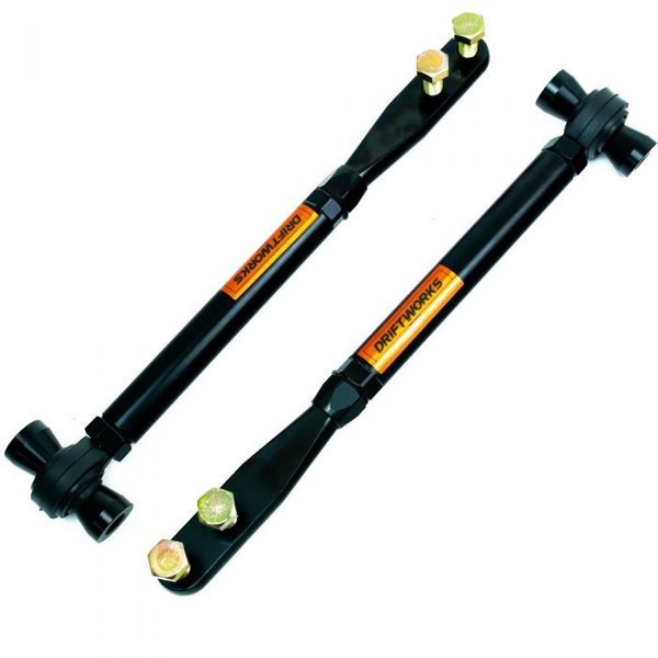 DRIFTWORKS FRONT TENSION RODS WITH ROD ENDS FOR NISSAN SKYLINE R33 93-98