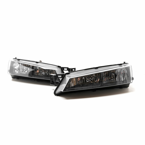 Navan Headlights for Nissan 200SX S14A - Black